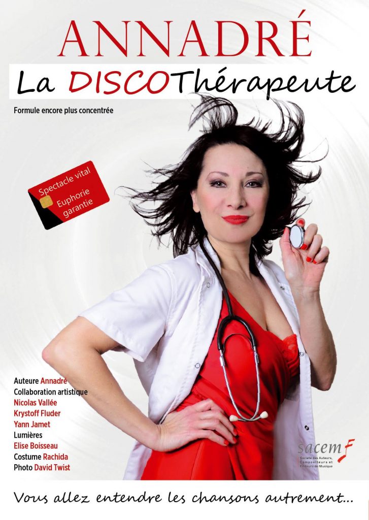 Annadré la discothérapeute  Affiche